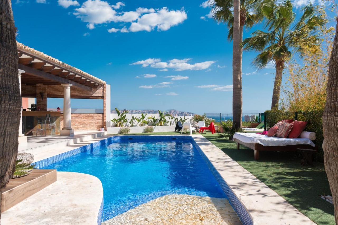 Villa Exclusiva Con Espectaculares Vistas Al Mediterraneo Cala de Finestrat Exteriör bild