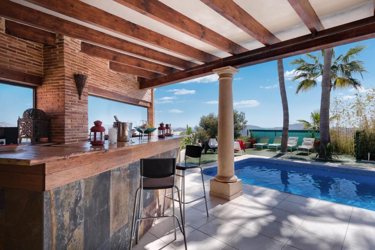 Villa Exclusiva Con Espectaculares Vistas Al Mediterraneo Cala de Finestrat Exteriör bild