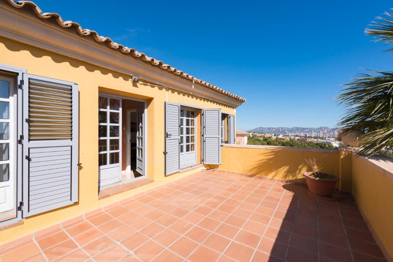 Villa Exclusiva Con Espectaculares Vistas Al Mediterraneo Cala de Finestrat Exteriör bild