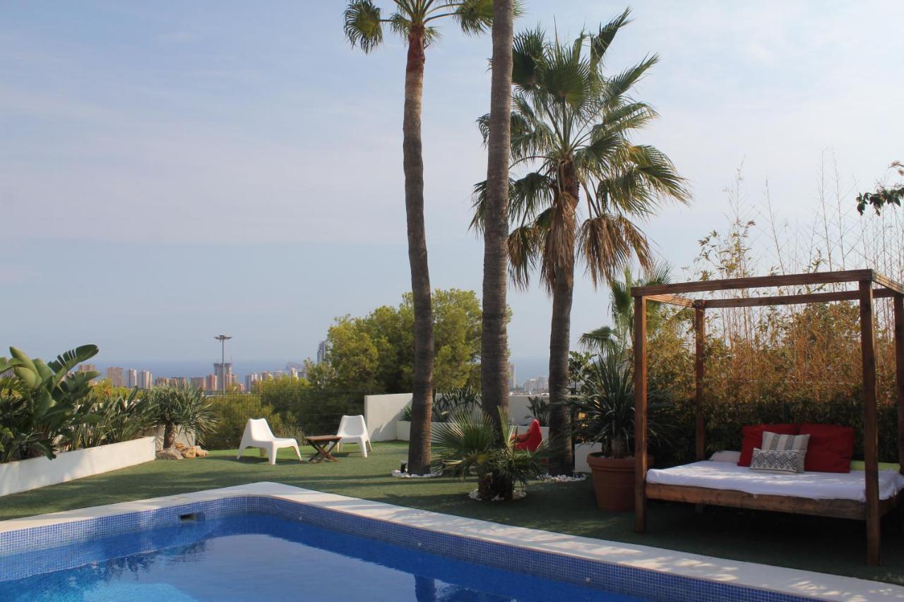 Villa Exclusiva Con Espectaculares Vistas Al Mediterraneo Cala de Finestrat Exteriör bild