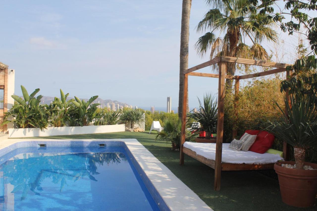 Villa Exclusiva Con Espectaculares Vistas Al Mediterraneo Cala de Finestrat Exteriör bild