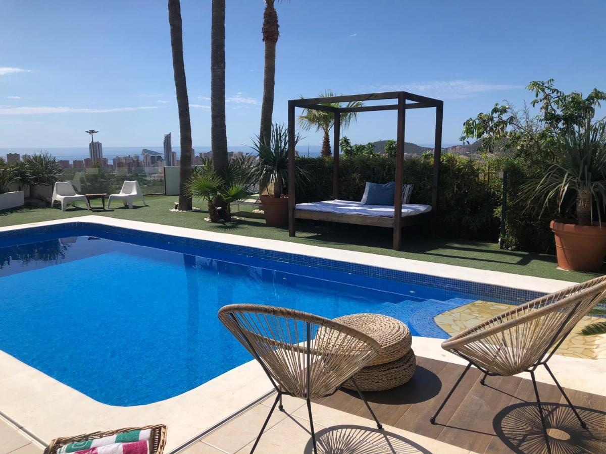 Villa Exclusiva Con Espectaculares Vistas Al Mediterraneo Cala de Finestrat Exteriör bild