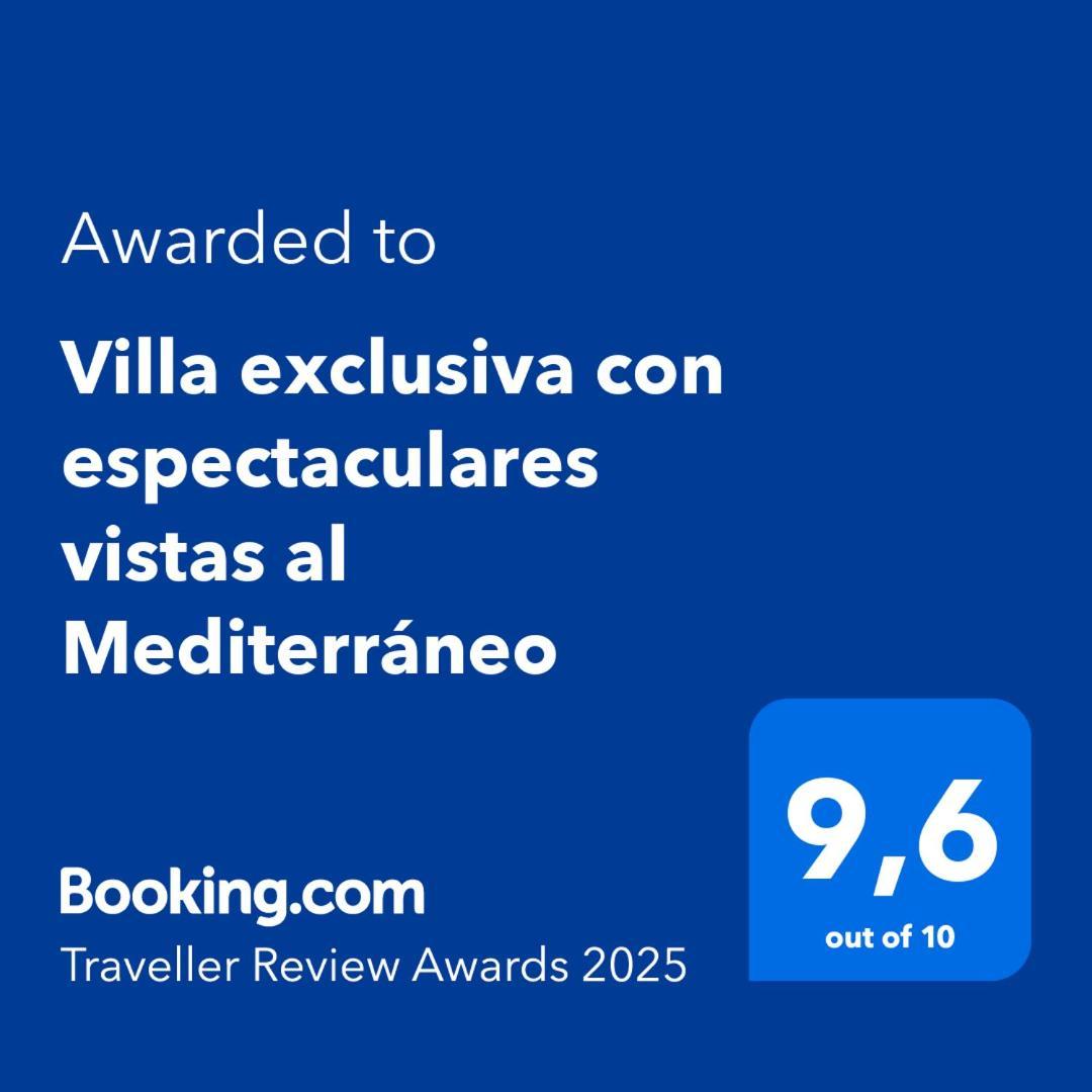 Villa Exclusiva Con Espectaculares Vistas Al Mediterraneo Cala de Finestrat Exteriör bild
